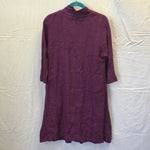 FLAX Purple Linen Cardigan