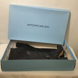 Antonio Melani "Pratt" Black Leather Knee-High Boots