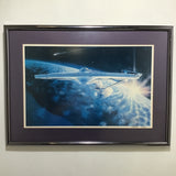 Signed Limited Edition U.S.S. Enterprise NCC 1701 Print By Gerald Roundtree