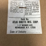 Set of 4 Vintage MCM Atlas Mfg. Brown Vinyl & Metal Dining Chairs