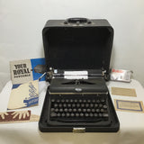 Black Royal Travel Typewriter