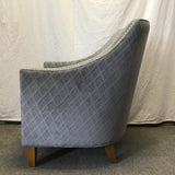 Modern Emerald Home "Kismet" Graphite Armchair