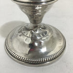 Pair of Vintage Weighted Sterling Silver Candle Holders