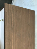 Vintage MCM Danska Faux-Walnut Formica 4-Drawer Chest of Drawers