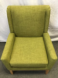 Modern Green Upholstered Armchair