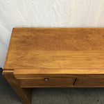 Modern Hand Crafted Solid Chinese Elm 4-Drawer Sofa Table