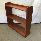 Vintage Solid Cherry 3-Tier Open-Back Shelf
