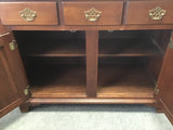 Vintage Federal Solid Cherry 3-Drawer Buffet