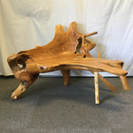 Handmade Live Edge Driftwood Bench