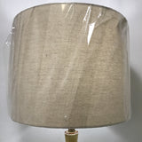 Vintage MCM Golden Wheat Ceramic Table Lamp