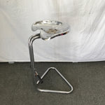 Vintage MCM Chrome Metal Tractor-Seat Bar Stool