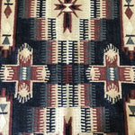 Modern The Citizenry "Keya" Blue & Red Wool 8x5 Area Rug