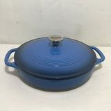 Lodge Blue Enameled Cast Iron 3.6Qt Braiser