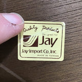 Vintage MCM Jay Import Co. Rosewood & Velvet Jewelry Box