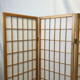 Modern Wood & Paper 6-Panel Room Divider