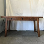 Modern Craftsman Solid Tropical Wood 3-Drawer Desk