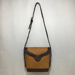 Discontinued Talbots Straw & Leather Shoulder Bag