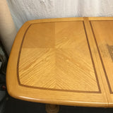 6pc Vintage Solid & Oak Veneer Dining Set