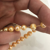 Orange Pearl Bracelet