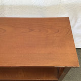 Modern Craftsman Cherry Veneer 3-Tier Shelf