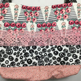 Adriana Cárdenas B. Handmade "Rosa Crochet" Quilted Bag