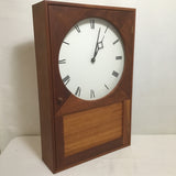 Vintage Shaker Solid Cherry Mantel Clock