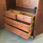 Vintage Durham Solid Cherry 4-Drawer Wardrobe