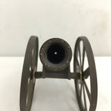 Vintage Miniature Replica Brass Cannon