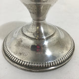 Pair of Vintage Weighted Sterling Silver Candle Holders