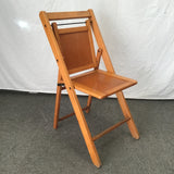 Vintage Craftsman Solid Maple Folding Chair