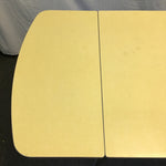 Vintage MCM Yellow Formica Drop-Leaf Dining Table