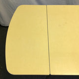Vintage MCM Yellow Formica Drop-Leaf Dining Table