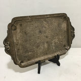 Vintage Cellini Craft Handwrought Sterling "ELR" Tray