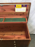 Vintage MCM Lane Cherry Veneer 1-Drawer Cedar Chest