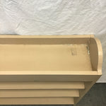 Vintage Tan Painted 4-Tier Shelf