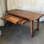 Modern Craftsman Solid Tropical Wood 3-Drawer Desk