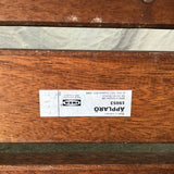 Modern IKEA APPLARO Solid Acacia Patio Dining Set