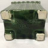 Vintage MC Upco Green Ceramic Planter