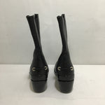Cole Haan "Austyn" Black Faux Leather Ankle Boot