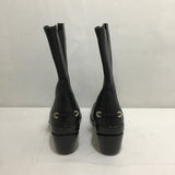 Cole Haan "Austyn" Black Faux Leather Ankle Boot