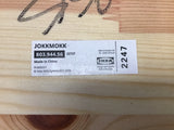 Set of 4 Modern IKEA JOKKMOKK Black-Brown Solid Pine Dining Chairs
