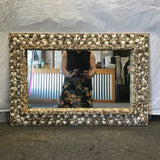 Modern Pier 1 Shell-Framed Mirror