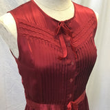 Jenny Han Red Satin Dress