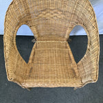 Single IKEA AGEN Rattan & Bamboo Patio Chair
