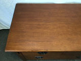 Modern Mission Veneer & Solid Oak 3-Drawer Dresser