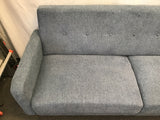 Contemporary MCM Mellow "Adair" Blue Heather 2-Cushion Sofa