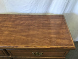 Vintage Kemp Furn. Faux-Cherry Laminate 6-Drawer Dresser