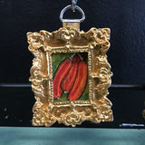 Lambs Wing Gold-Framed Art Print Keychain