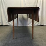 Vintage MCM Solid Cherry Drop-Leaf Dining Table
