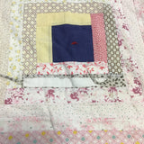 Off-White & Pink Multicolour Full Quilt